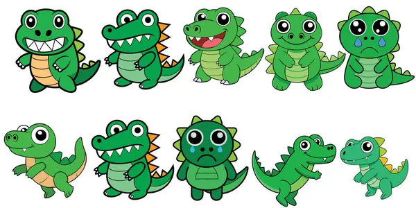 Timsah tasarımı, hayvan vektör tasarımı