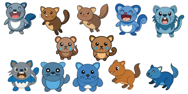 Su tarlası tasarımı, hayvan vektör tasarımı