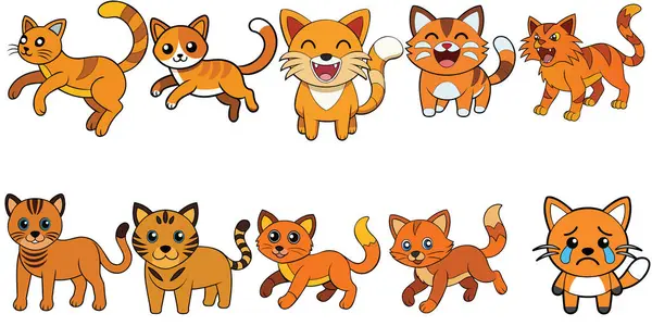 Vahşi Kediler tasarımı, hayvan vektör tasarımı v