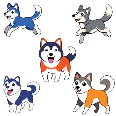 Yoranian köpek düz tasarım hayvan vektör tasarımı