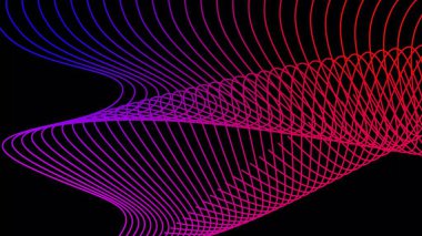 Abstract glowing wavy lines. Wavy futuristic illuminated lines. Perfect background for, Technology, Science. Web design cover.