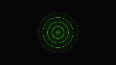 Seamless circular lines pattern background, radio wave illustration background.