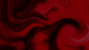 Colorful glossy mixed inky liquid modern design graphics illustration background. red and black color liquid.