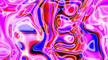 Soyut mavi ve mor kıvrımlı doku. Fantezi fraktal arkaplan.