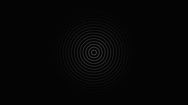 Geometric too much bright circle on black color illustration background.