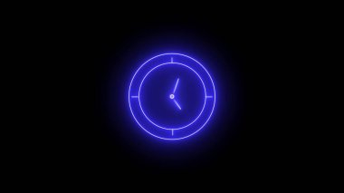 Modern teknoloji dairesel saate soyut bir bakış açısı.