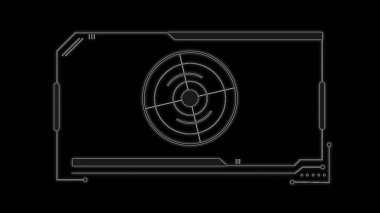 çizgi HUD ögesi dijital teknoloji kusursuz desen resimleme arkaplanı