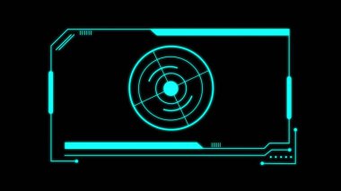 çizgi HUD ögesi dijital teknoloji kusursuz desen resimleme arkaplanı