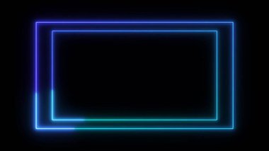 Koyu kahverengi arka planda parlak efektleri olan dikdörtgen çerçeve. Parlak arkaplan doğrusal