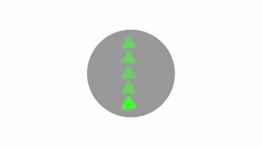 Ok simgesi. Ok kavramı elementi ve web uygulamaları illüstrasyonu.