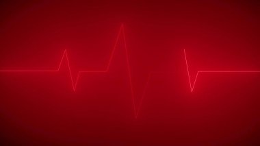 Kalp atışı hızı ve sinyal gösterimi arkaplanı.