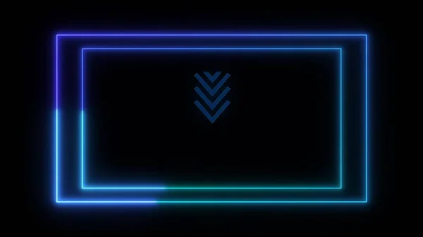 Koyu kahverengi arka planda parlak efektleri olan dikdörtgen çerçeve. Parlak arkaplan doğrusal