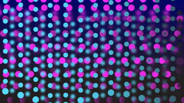 Light Green, Red, blue, pink, background. Abstract illustration with colorful hexagons, circle, round.