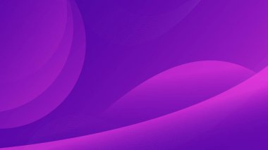Abstract purple color gradient geometric shapes wave design illustration background.