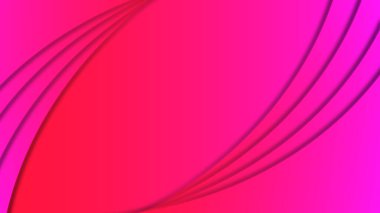Magenta Abstract red and pink color Wavy line illustration Background.