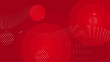 Soyut resimleme arkaplanı parlayan kırmızı renkli yuvarlak top.
