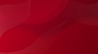 Soyut kırmızı renk dalga çizgisi resimleme arkaplanı
