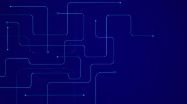 Yüksek teknoloji devre kartı dijital teknoloji resimleme arkaplanı