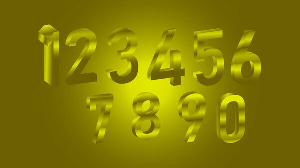 Абстрактный значок золотого цвета.