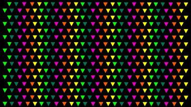 Renkli geometrik Üçgenler soyut Siyah Arkaplan Resimlerinde Düşük Poli.