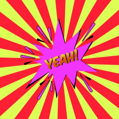 Renkli retro çizgi roman konuşma baloncukları. Arka planda izole edilmiş tarz. Popüler sanat illüstrasyonu arka planı