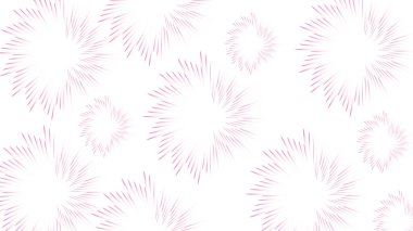 Neon mavisi havai fişeklerle kutluyoruz