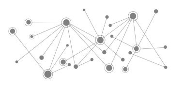 Communications network data process activity, data connect technology illustration background.