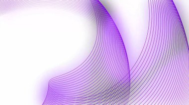 Ribbon line geometric colorful wave line. geometric line isolated on white background.