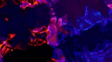 Abstract shiny glowing digital liquid wave background. Twisted 3d liquid background.