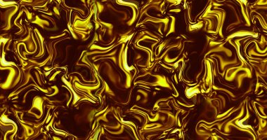 Beautiful melted gold. Golden liquid wave. Abstract liquid golden material.