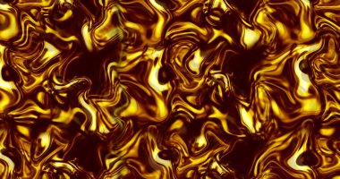 Beautiful melted gold. Golden liquid wave. Abstract liquid golden material.