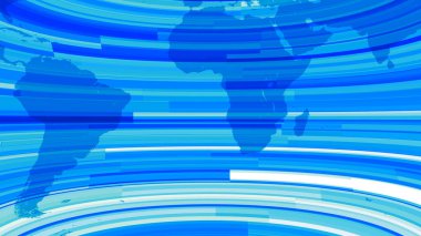 Modern techy background with earth map for presentation. news background 4k