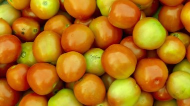 Tomato orange tomatoes vegetable fresh. Texture backgound of fresh tomatoes.