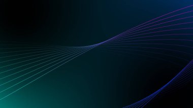 Artistic movement of geometric line. geometric simple line.