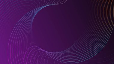 Artistic movement of geometric line. geometric simple line.