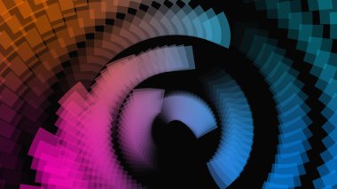 abstract gradient colorful background with waves.