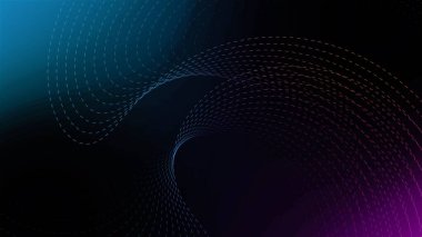 Artistic movement of geometric line. geometric simple line.