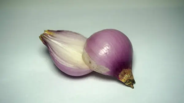 stock image onion on white background. spice food on white background.