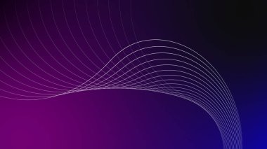 Artistic movement of geometric line. geometric simple line.