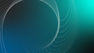 Artistic movement of geometric line. geometric simple line.