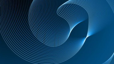 Artistic movement of geometric line. geometric simple line.