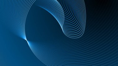 Artistic movement of geometric line. geometric simple line.