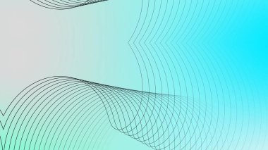 Ribbon line geometric colorful line. Geometric line abstract background.