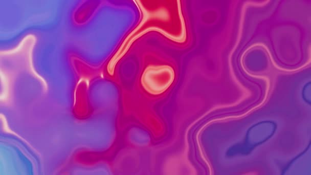 ピンクの表面の抽象流体アニメーション 重いピンクと紫色の背景ビデオ フローアニメーションの背景 液体の動き波 — ストック動画