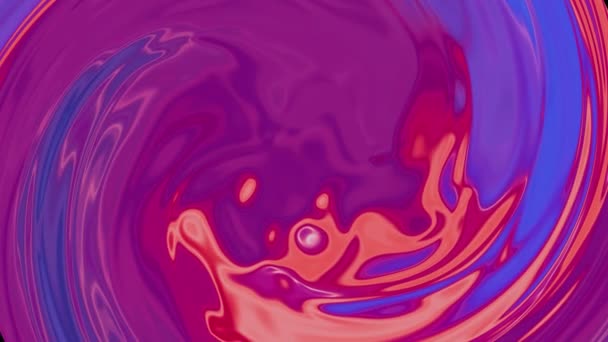 Abstract Fluid Animation Pink Surface Wavy Pink Purple Background Video — Stock Video