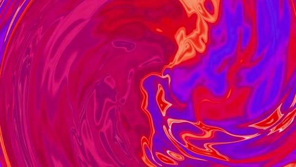 Abstrakte Flüssige Animation Der Rosa Oberfläche Welliges Rosa Und Lila — Stockvideo