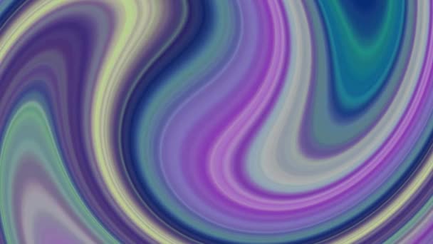 抽象的な多彩な混合された色の虹の効果の動きの背景 波の抽象的な背景 ブレードされた背景 4Kについて — ストック動画