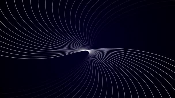 Konstnärlig Geometrisk Linje Med Färgglada Lutning Bakgrund Abstrakt Spiral Geometriska — Stockvideo