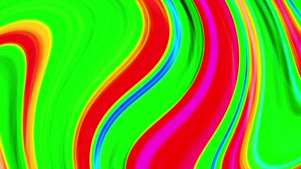 Streszczenie Kolorowe Mieszane Tło Ruchu Kolorów Abstrakcyjne Tło Falami Gradientowe — Wideo stockowe