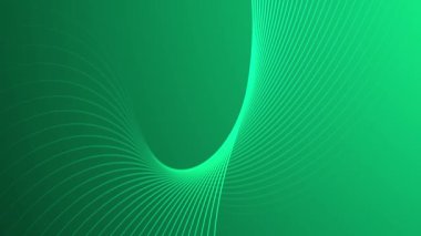 Renkli gradyan arka planı olan sanatsal geometrik çizgi. Soyut sarmal geometrik çizgiler. Dönme girdabı çizgileri animasyonu. Soyut geometrik çizgi animasyonu. 4k